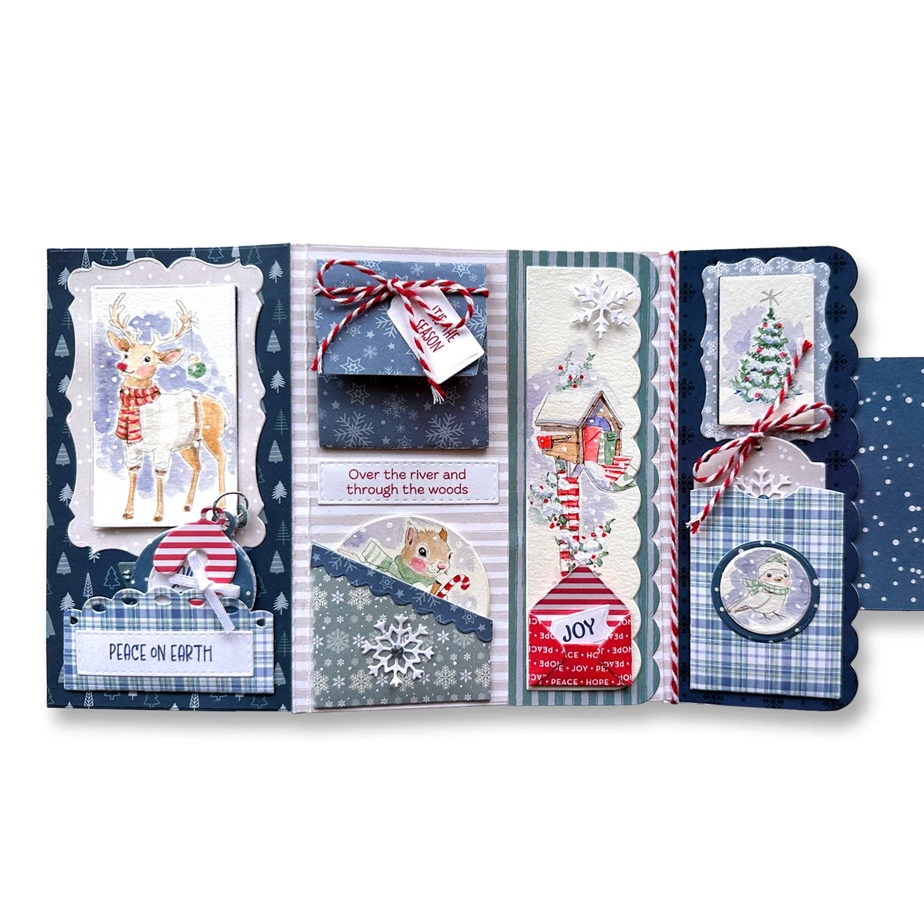 Силиконовый Санта-Марионетка Рождественский тонкий узор металлические штампы