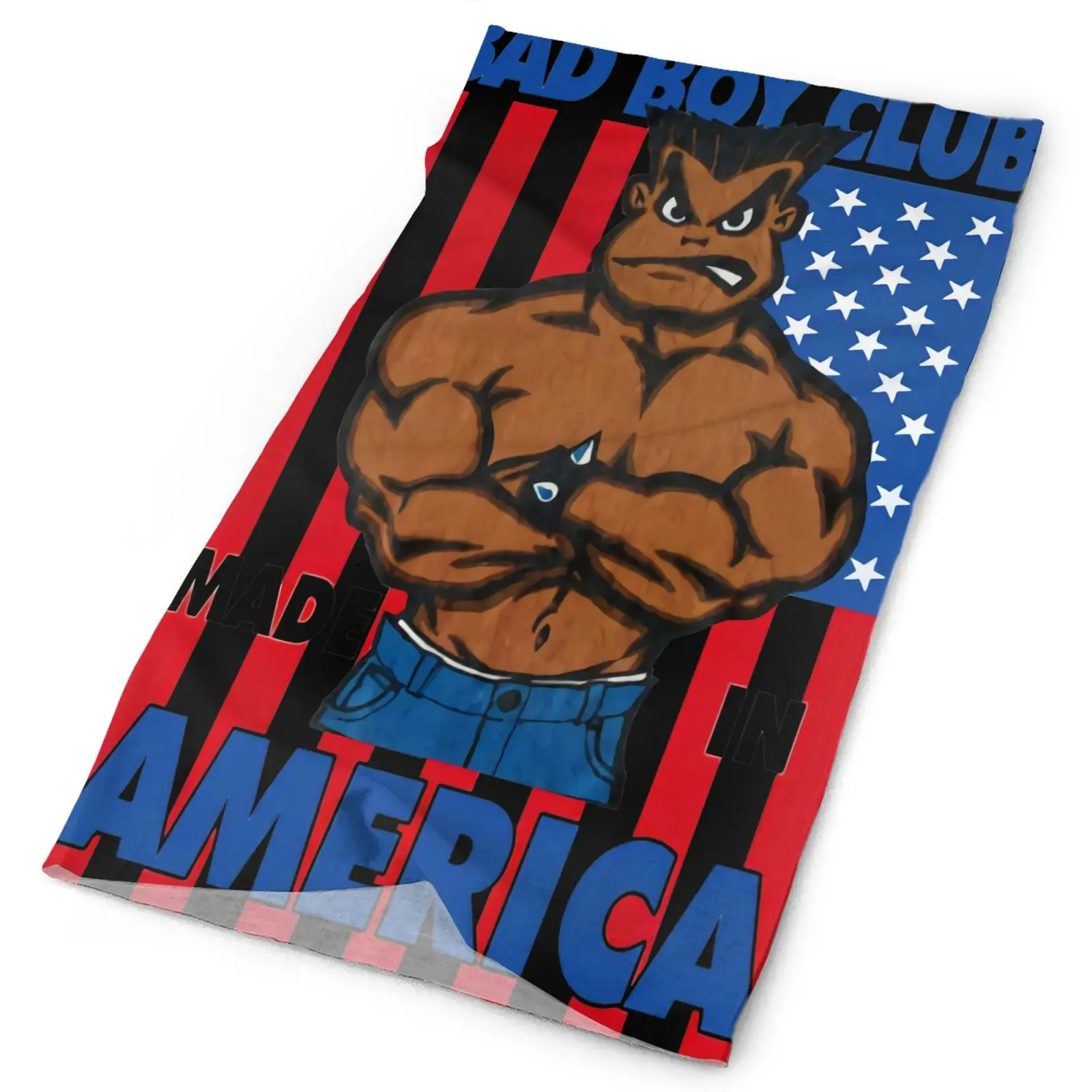 

Bad Boys Club Made In America Men's Bandana Neck Warmer Man Snowboard Scarf Neck Warmer Masks Scarves And Shawls Men's Bandana