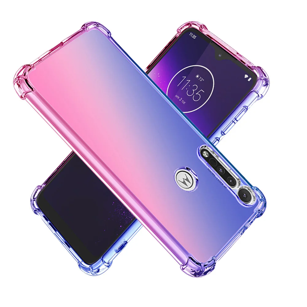 Противоударный силиконовый чехол Moto G8 Plus |