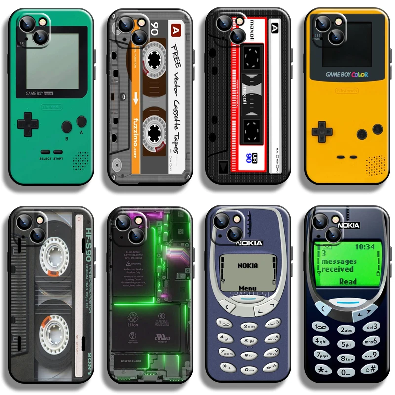 

Vintage Cassette Nokia For Apple iPhone 13 12 11 Pro 13 12 Mini X XR XS Max 5 6 6S 7 8 Plus SE2020 Phone Case Coque