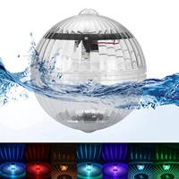 floating light led light swimming pool waterproof led solar power 7 colors changing water drift lamp for fish tank pond