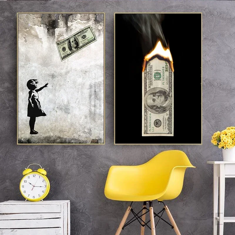 Nft Bitcoin Kiss Klimt Граффити Искусство Золотой Бык Двусторонняя Церемония Альфа Плакат