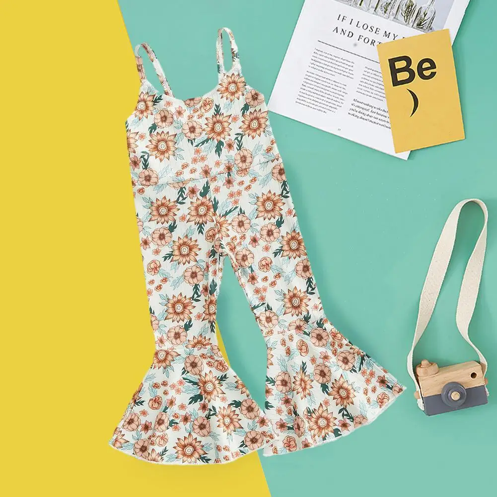 

Женский Летний комбинезон без рукавов, с цветочным принтом