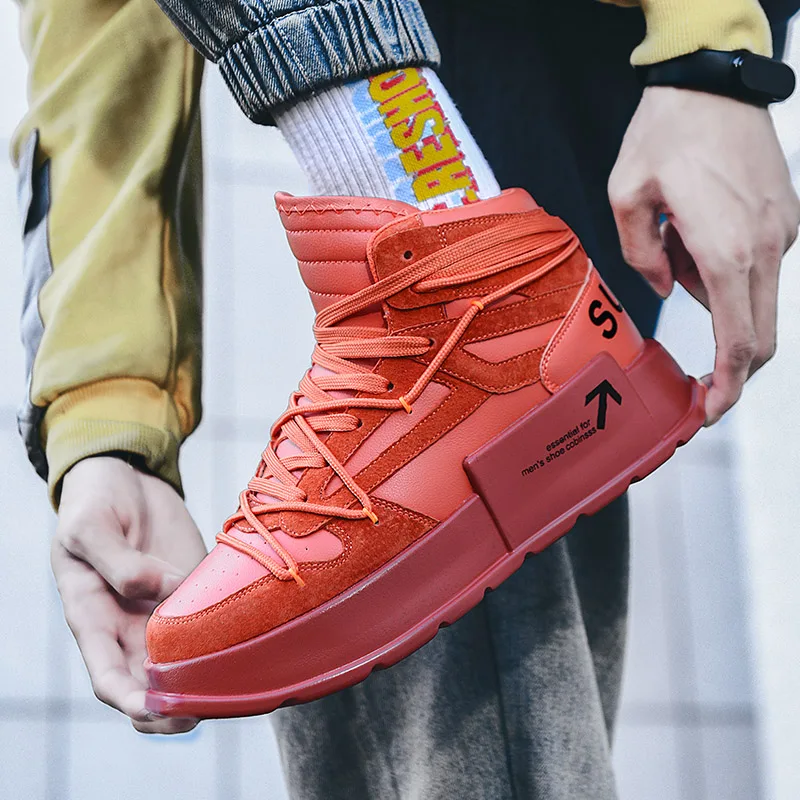 

Кроссовки мужские на платформе, теннисные туфли, роскошные, спортивные лоферы, обувь для бега