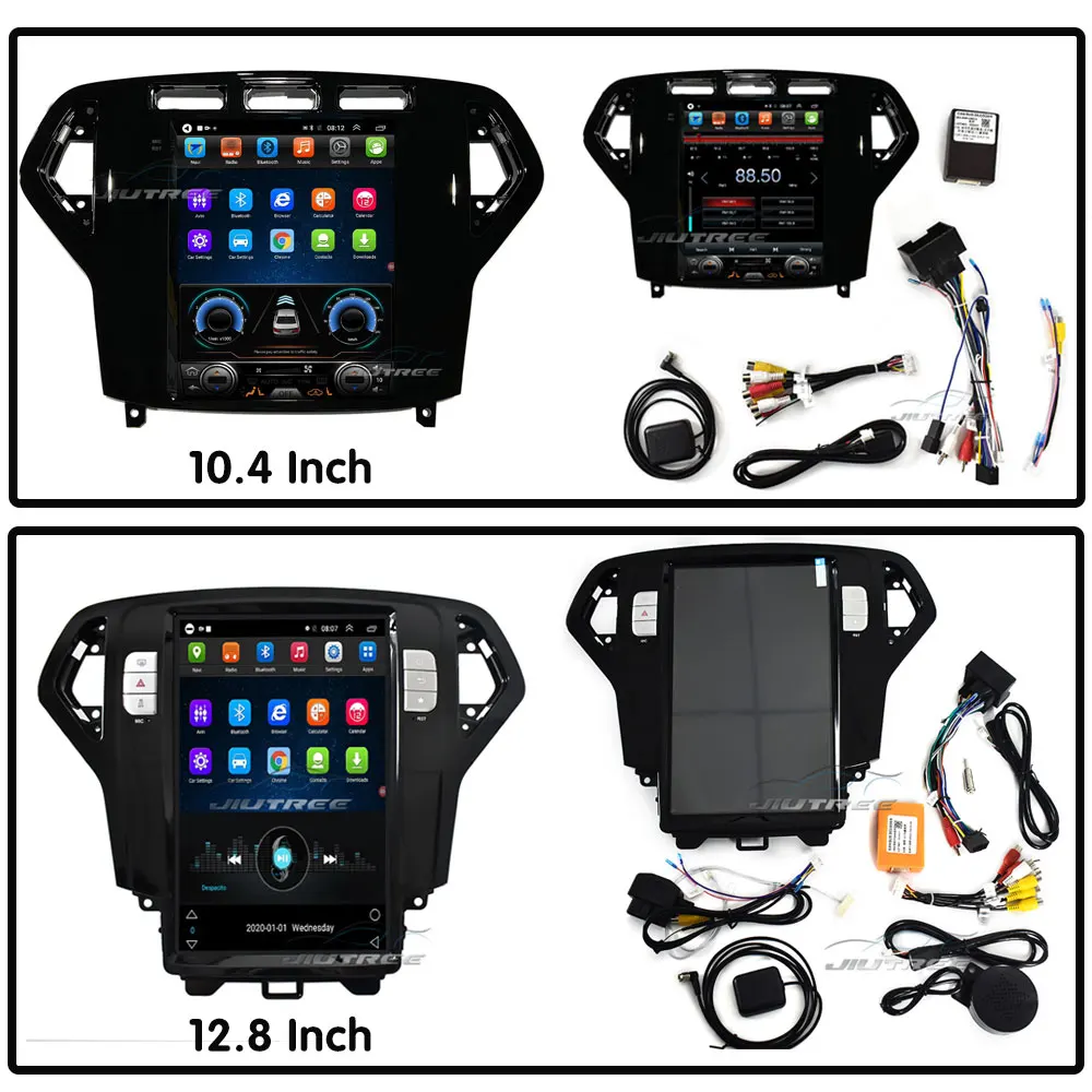 Автомобильный мультимедийный плеер в стиле Tesla с GPS и навигацией для Ford Mondeo Fusion mk4