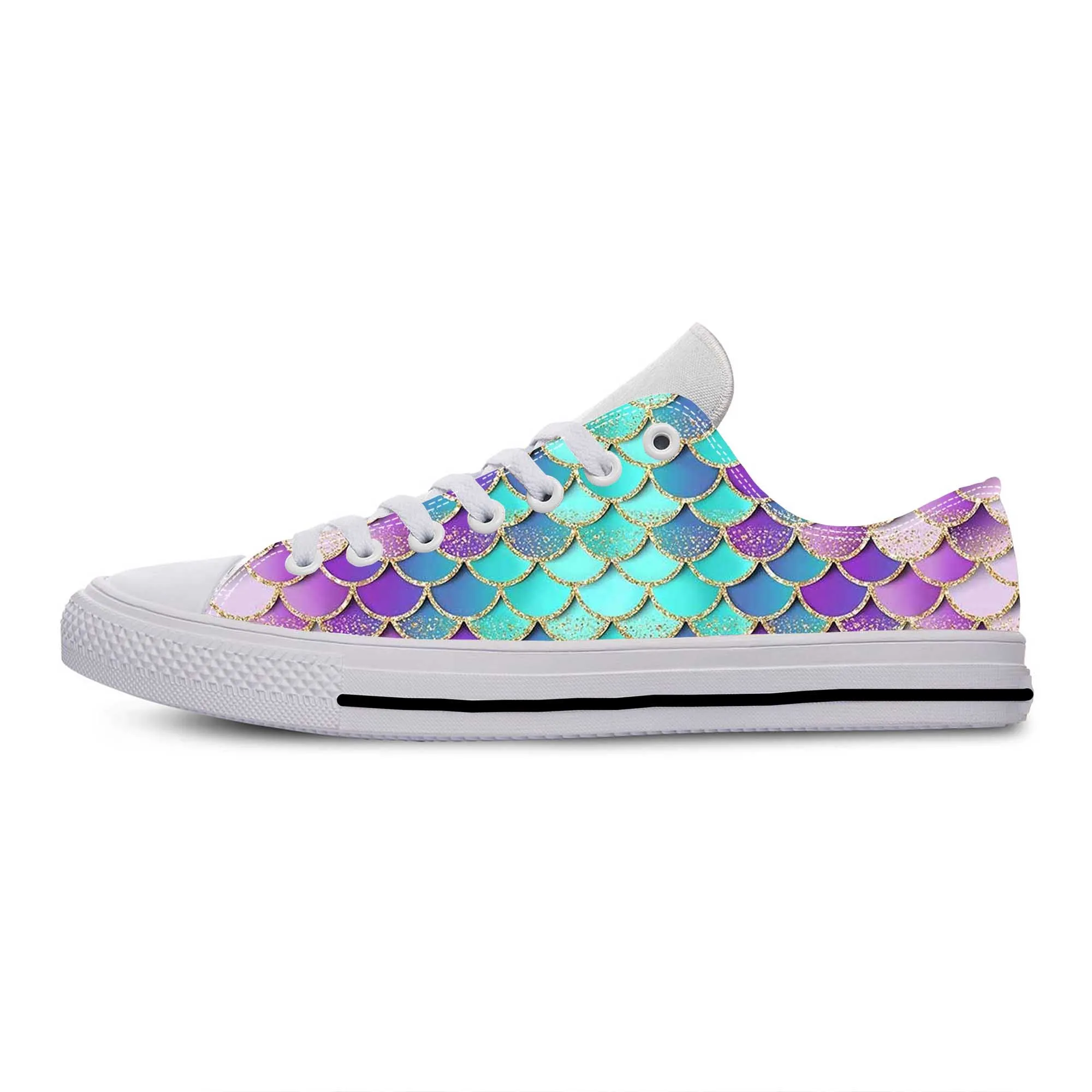 

Повседневные тканевые кроссовки Mermazing в японском стиле со встроенной шкалой, удобные дышащие кроссовки с 3D-принтом для мужчин и женщин