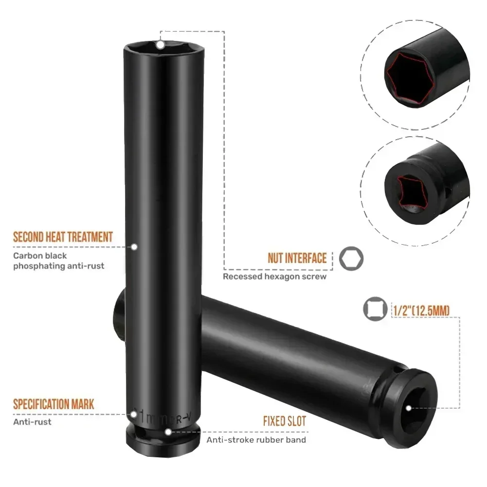 

VIBRATITE Ударный гайковерт 1/2", 14-32 мм
