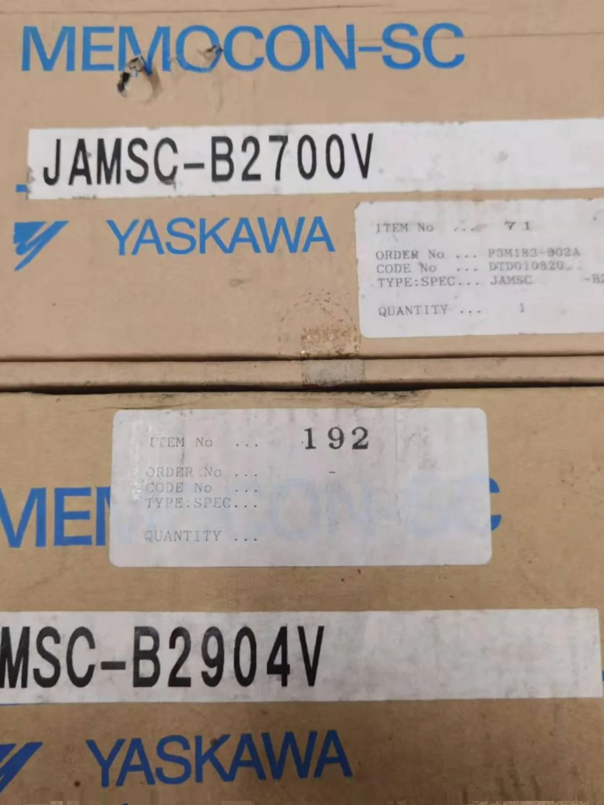 Модуль ПЛК Yaskawa JAMSC-B2700V оригинальный запас
