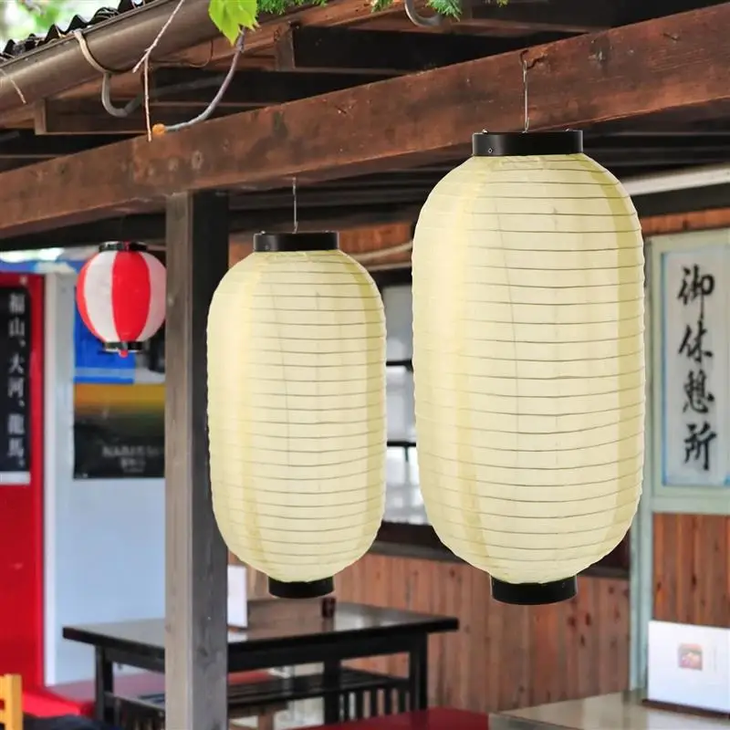 

2pcs Japanese Style Hanging Lanterns Decorative Waterproof Lanterns Ornaments for Wedding Birthday Party Decoration Supplies