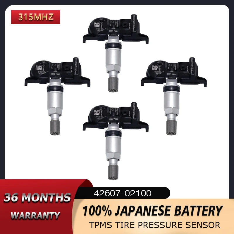 Фото ДАТЧИК TPMS PMV-E000 для LEXUS ES IS LC RC RX UX TOYOTA 4 RUNNER CHR COROLLA LAND CRUISER TACOMA 42607-02100 315 МГц Автозапчасти №1
