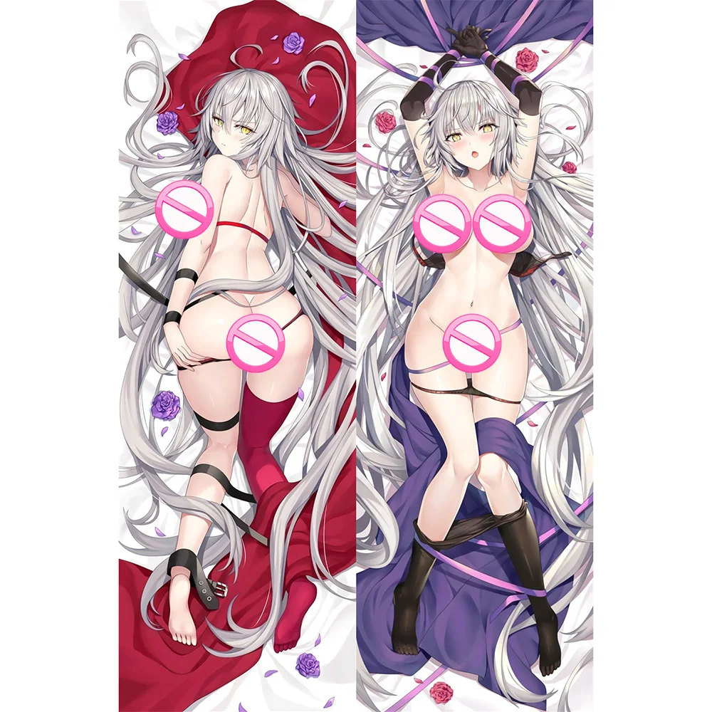 

Fate Dakimakura Jeanne Darc Full Body Pillowcase Anime Double-sided Print Life-size Cover Adult Pillow
