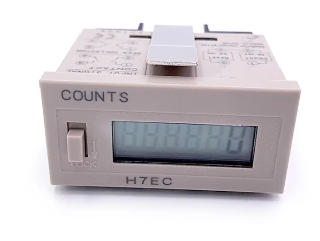 

NEW AC 220V 8 Digits Electronic LCD Display Screw Terminal Resettable Time Range Accumulator Counter H7EC-BLM 0-99999999 hours