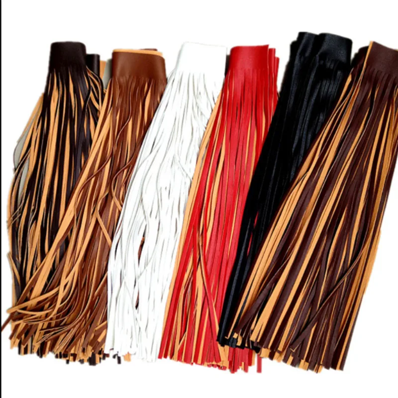 

1 Item 64*70cm Leather Fringed Lace Dress Clothes Fabric DIY Hem Lace Clothing Accessories Decoration Excipient Faux Leather