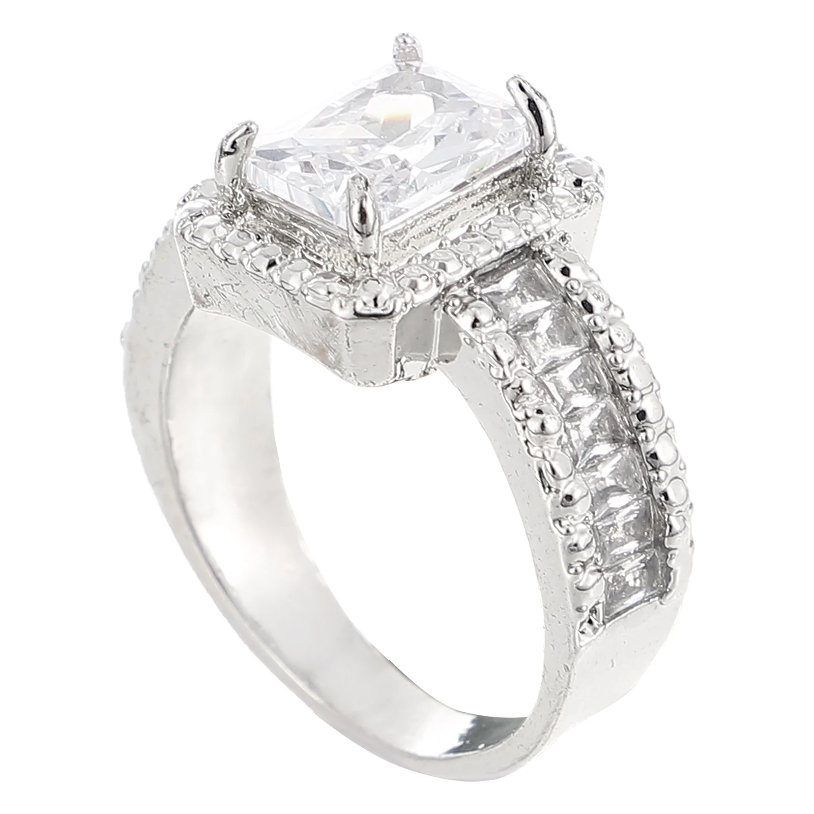

Zircon Rings Finger Ring Jewelry Temperament Engagement Ring Present for