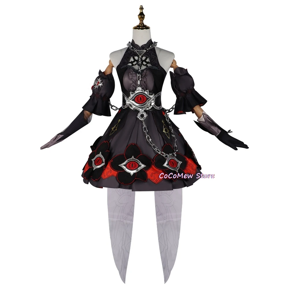 Костюм для косплея Honkai Impact 3 Seele Vollerei черно-белый костюм в стиле Нимфа CP