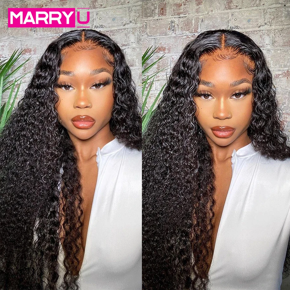 Бразильский парик Remy с кружевной застежкой 180% вьющиеся странная текстура