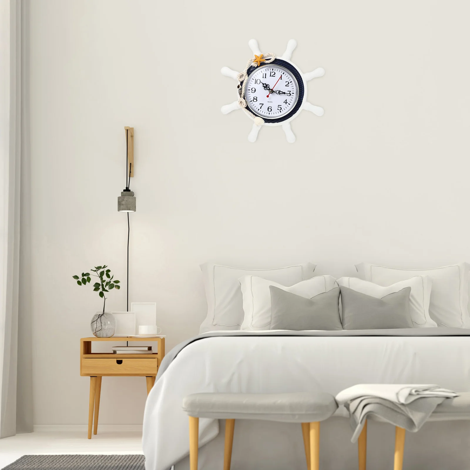 

Decorative Wall Clock Digital Timer Kids Ticking Silent Clock Silent Wall Clock Vintage Mediterranean Style Clock