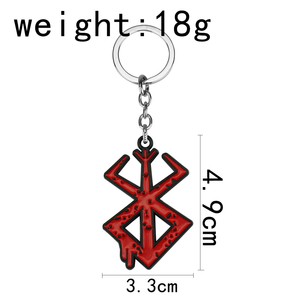 YUMEI аниме Berserk ожерелье унисекс из цинкового сплава металлическая цепочка кулон с