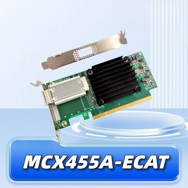 Фото Контроллер ConnectX-4 CX455A PCIe x16 3.0 100GBe EDR IB VPI QSFP28 MCX455A-ECAT №1