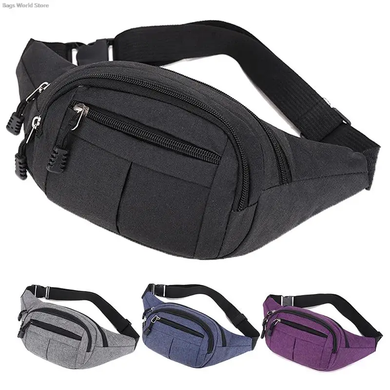1pc Men's Waist Pack Nylon Sport Fanny Bags Boy Drop Leg Bags Hip Bum Belt Bag Travel Riding Motorcycle Crossbody Purse Pouch