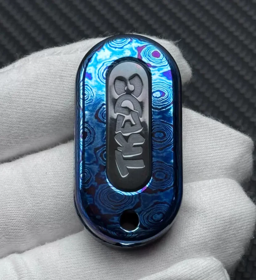 Фото Б/у EDC TK mini card promotion Timascus fidget slider — антистрессовая игрушка-слайдер №4