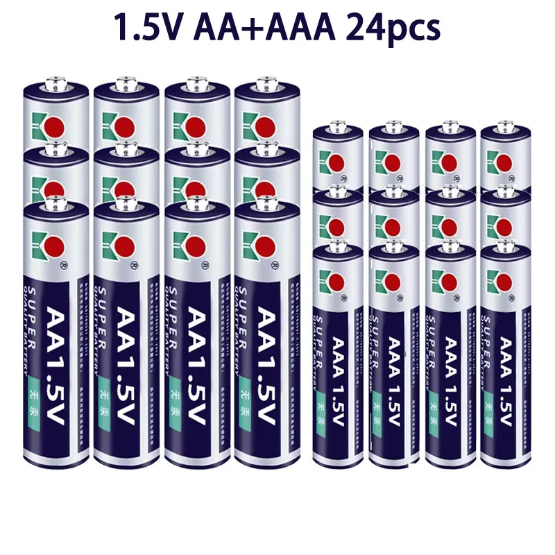 

rechargeable battery AA 1.5V 9800mAh/1.5V AAA 8800mah Alkaline battery flashlight toys watch MP3 player replace Ni-Mh battery