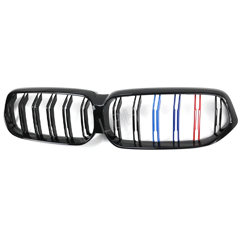 Подходит для 2021 + BMW 6 серии GT G32 ярко-черный ABS Автомобильный капот передний бампер