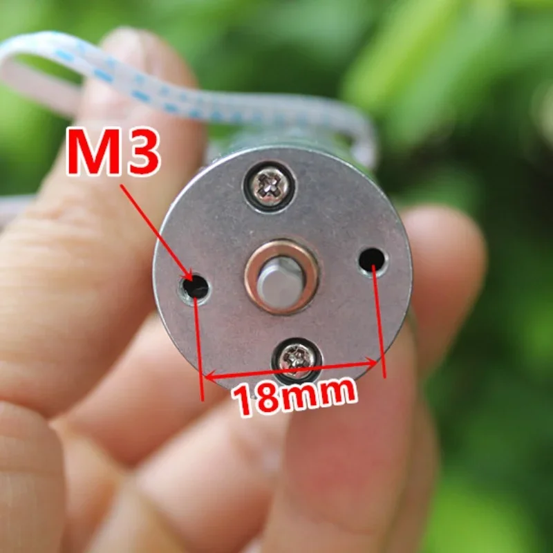 Микро 25 мм полностью металлический строительный двигатель постоянного тока 1 5-7 4