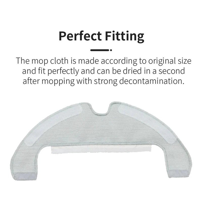 20 шт. сменная моющаяся тряпка для робота-пылесоса Dreame D10s Plus