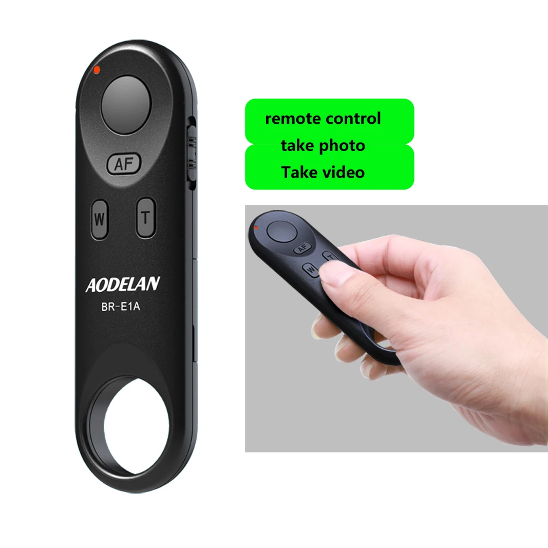 camera Wireless Bluetooth shutter remote controller R6 6D2 M62 M50 M200 long distance take photo record vedio button g5x2 sx70hs enlarge