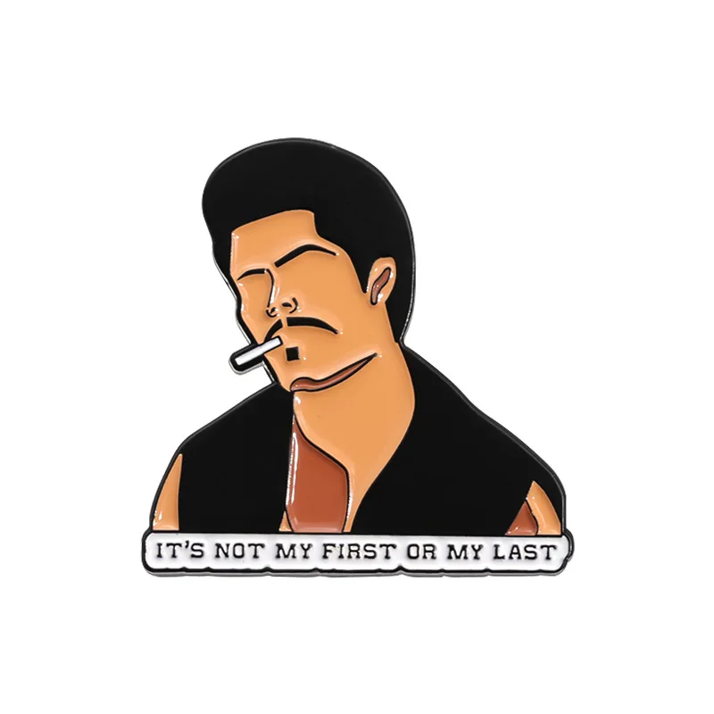 Эмалированные булавки IT'S NOT MY FIRST OR LAST на заказ LIFE'S A RISH CARNAL Ковбойские броши