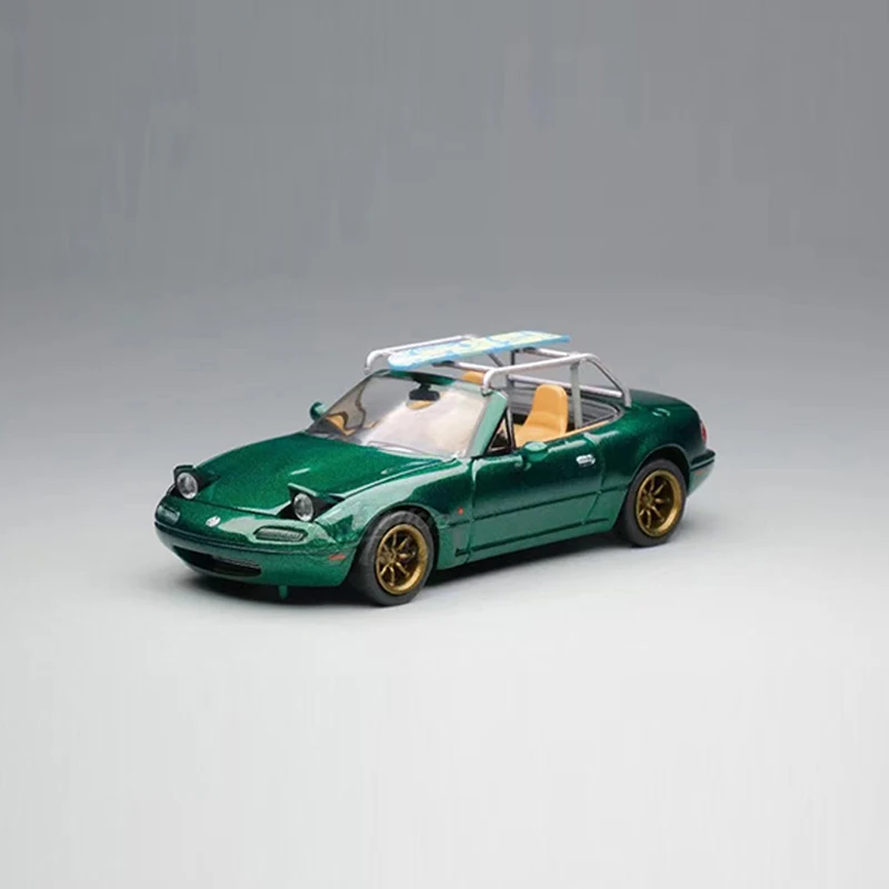 

Micro Turbo 1:64 модель автомобиля MX5 Eunos Roadster литой под давлением автомобиль-жемчужно-зеленый