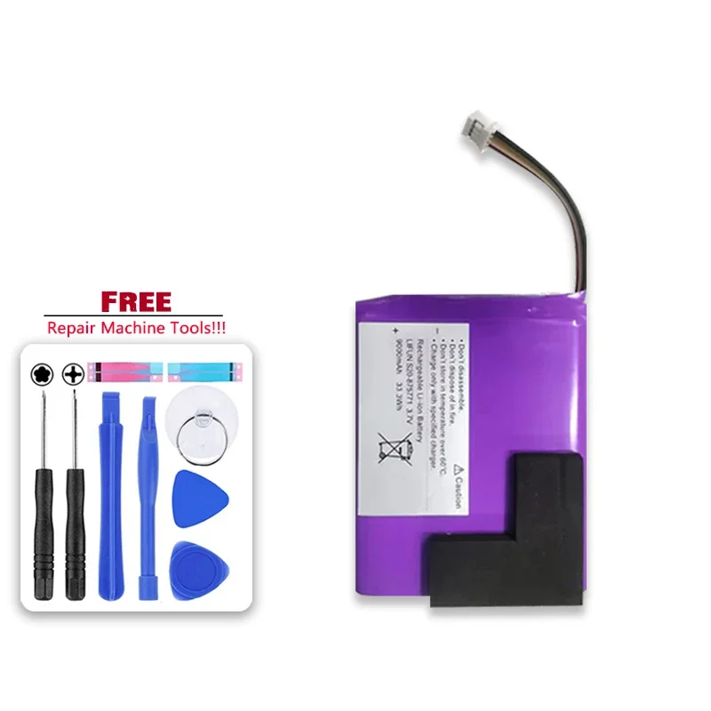 Запасной аккумулятор 8700 мАч для LIFUN S20-875771 4-проводной разъем