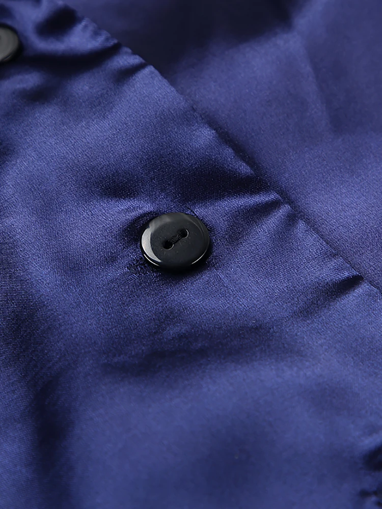 Restve Autumn Women Pajamas Turndown Collar Pocket Long Sleeve Casual Pants 2 Piece Set Sleepwear Female Home Suit Sets 2022