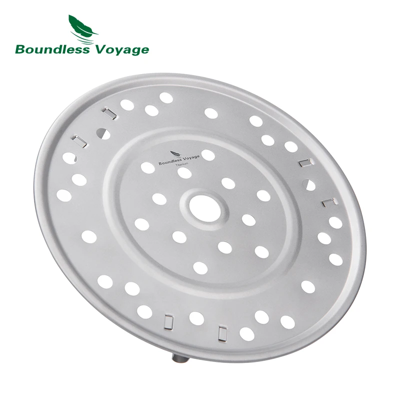

Титановая стойка для приготовления на пару Boundless Voyage, сверхмощные круглые охлаждающие стеллажи для приготовления пищи и выпечки, съемная подставка для приготовления на пару, посуда