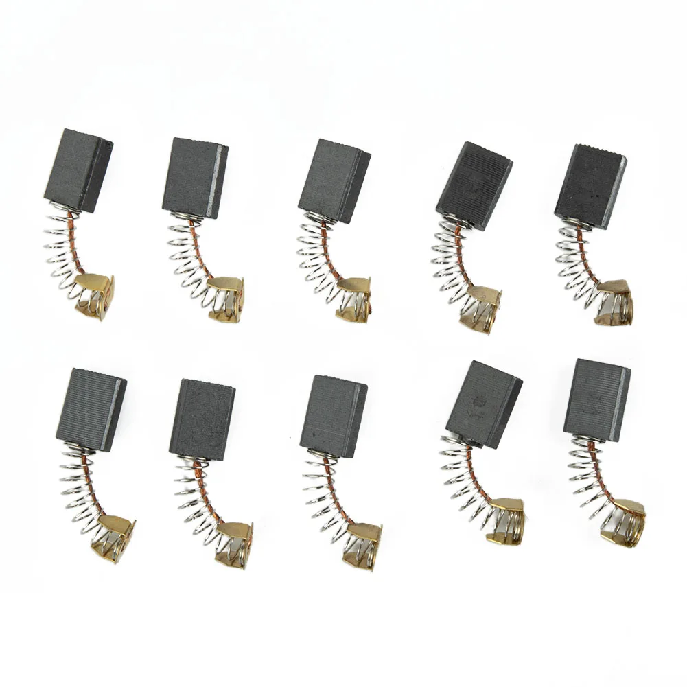 

10pcs Carbon Brushes Kit 6*12*20mm Brush Repairing Part For Electric Motor For Universal Motor Carbon Brush Set