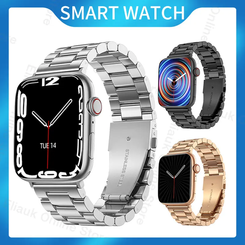 1.9 inch Full Screen Smart Watch Men Women Bluetooth Calls Smartwatch NFC Door Access Unlock Heart Rate Sleep Monitor 2022 New