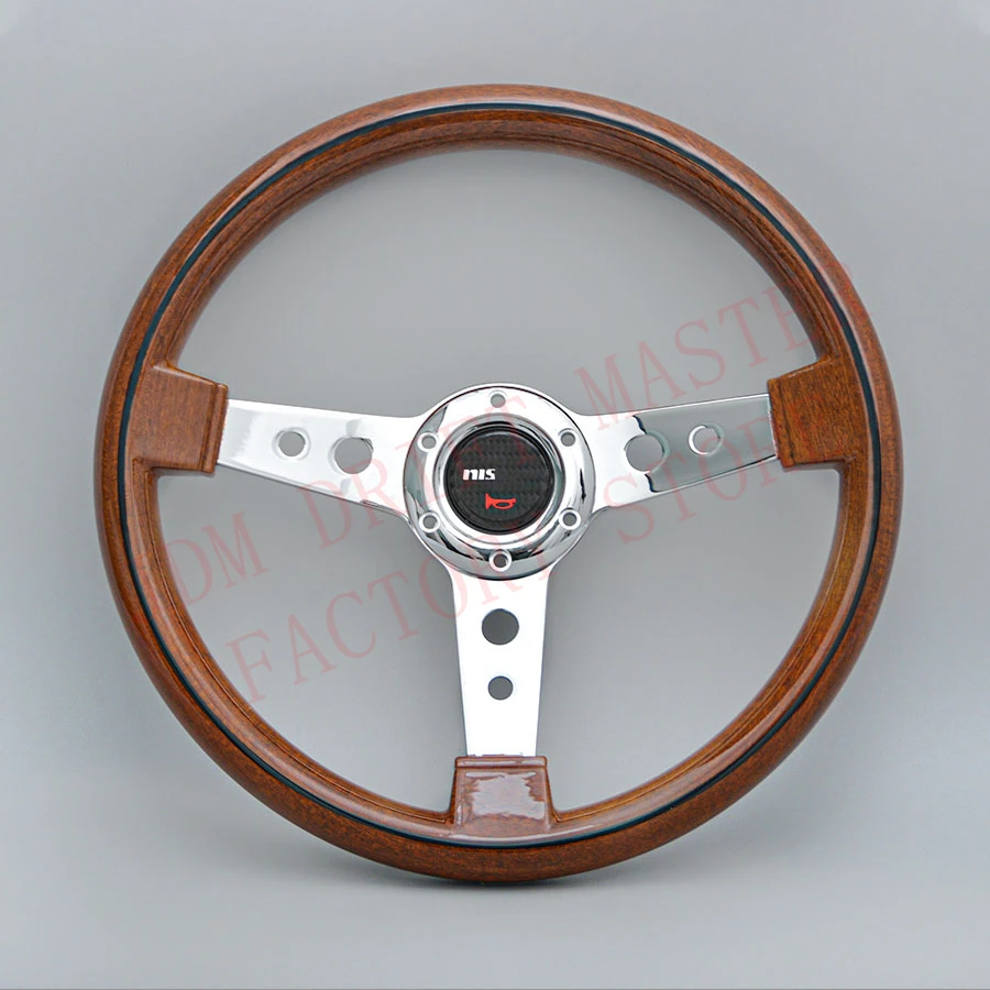 14-дюймовый универсальный классический деревянный руль Sim Racing спортивный для Nismo