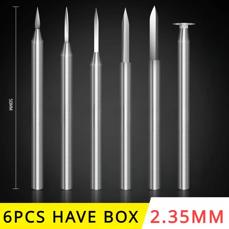 

Набор ножей для гравировки из высокоскоростной стали 6 шт.