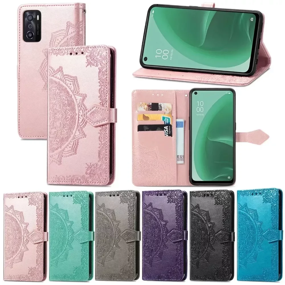 

Flip Book Wallet Case for OPPO A54S A16S K A15S A12S A52 A53S A72 A74 Leather Cover Realme C35 C25Y C21Y C15 9i 8i 8 9 Pro Capa