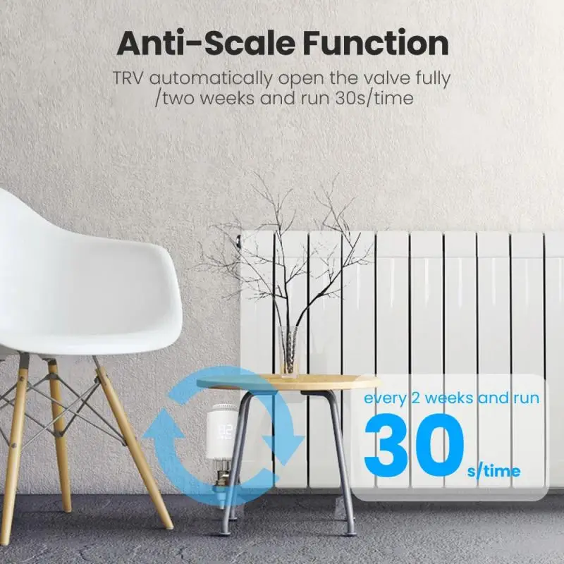 Смарт-термостат Tuya ZigBee привод радиатора термостатический клапан с поддержкой Alexa