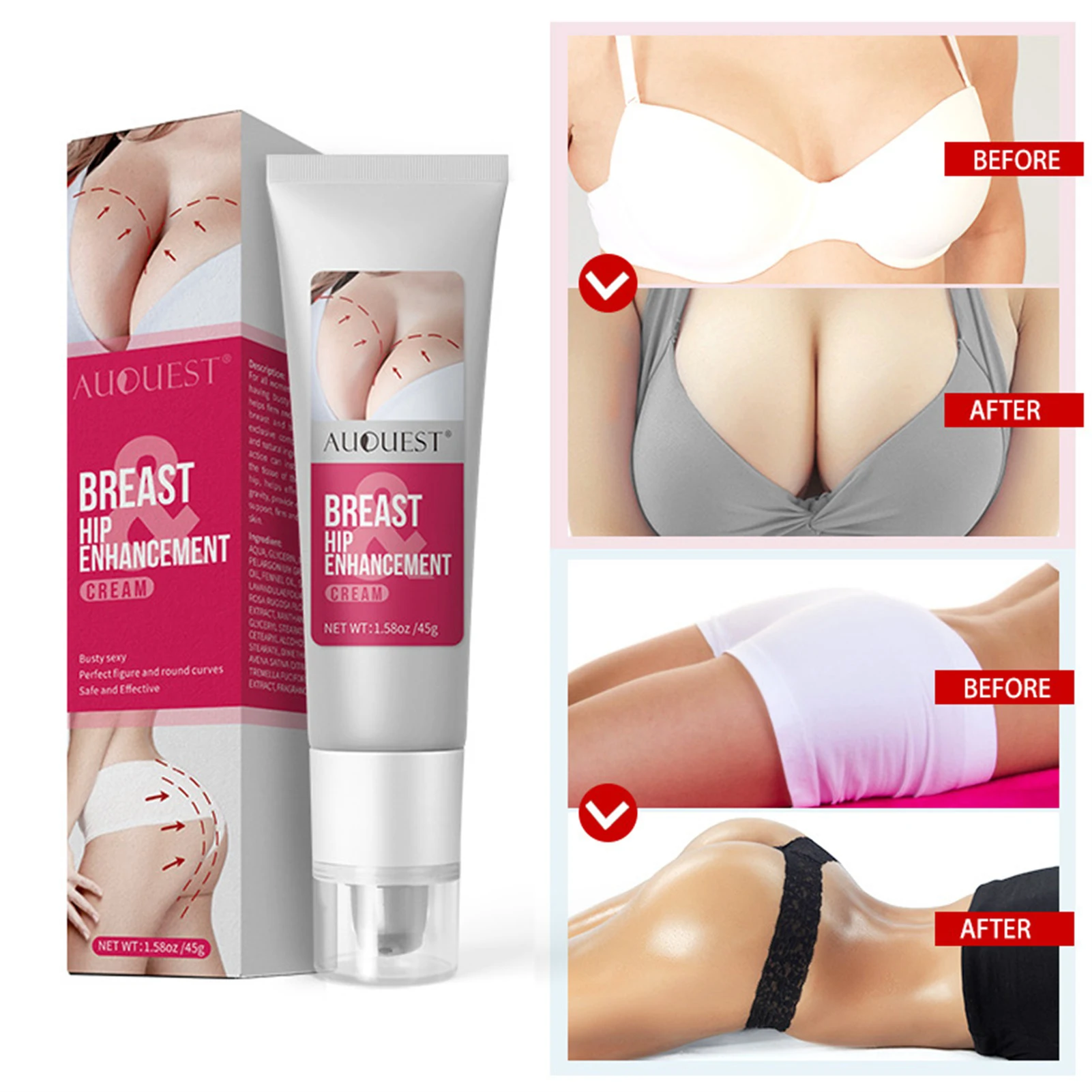 Эфирный крем для увеличения груди натуральный укрепляющий растительный