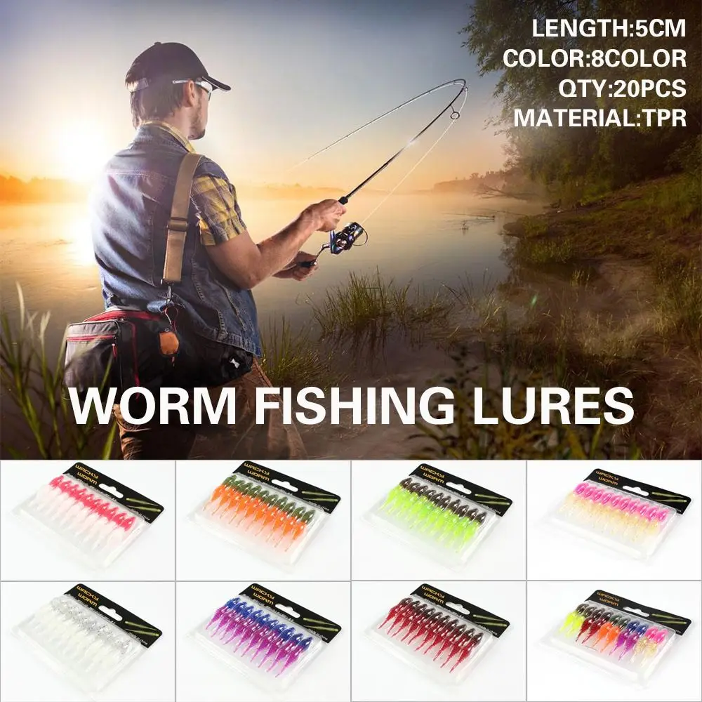 

6 шт./набор, силиконовые приманки для ловли карпа, 5 см, 1 г