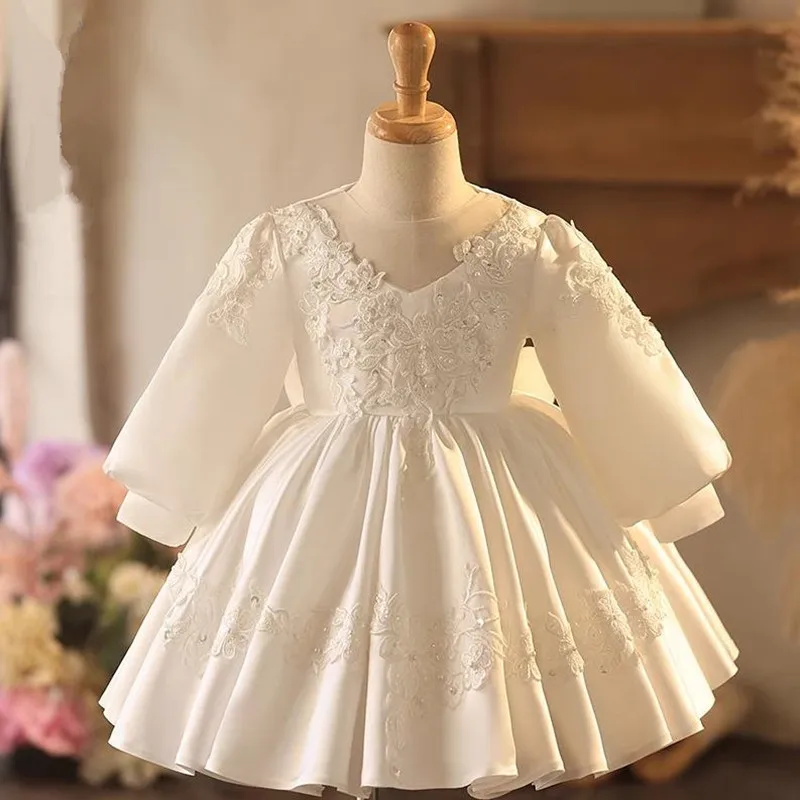 Высококачественное детское вечернее платье для выступлений на фортепиано