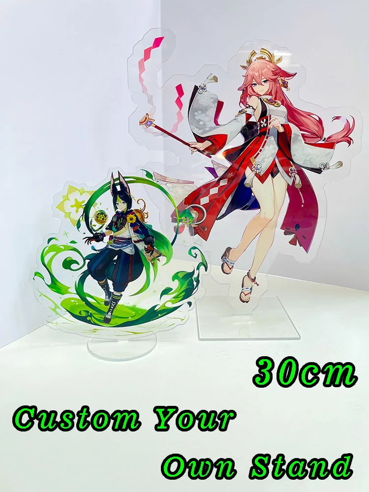 Брелок для ключей с изображением аниме Genshin Impact Cosplay Venti Vision Hutao Zhongli Xiao |