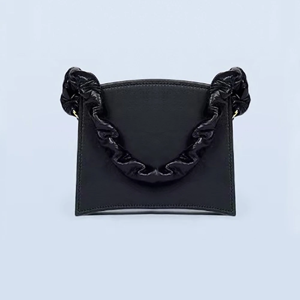 

EDGO Rhino Horn Chain Leather Tote Bag #edgo54197