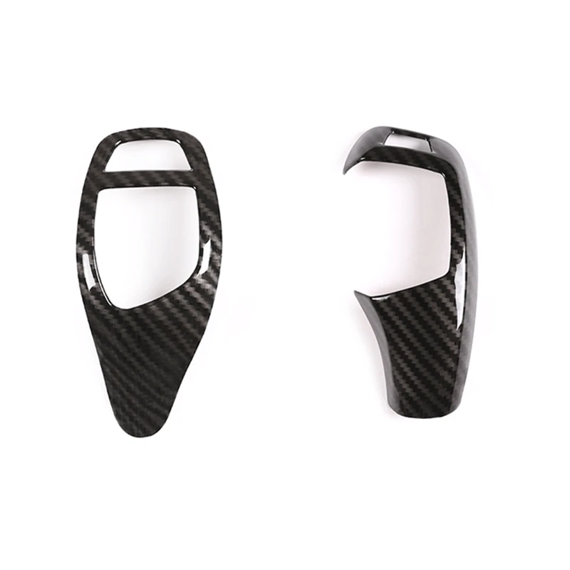 

Carbon Fiber ABS Car Gear Shift Knob Trim Cover Protective Stickers For BMW 1 2 3 5 Series X3 X4 X5 X6 F30 F10 F32 F25 F15 F16