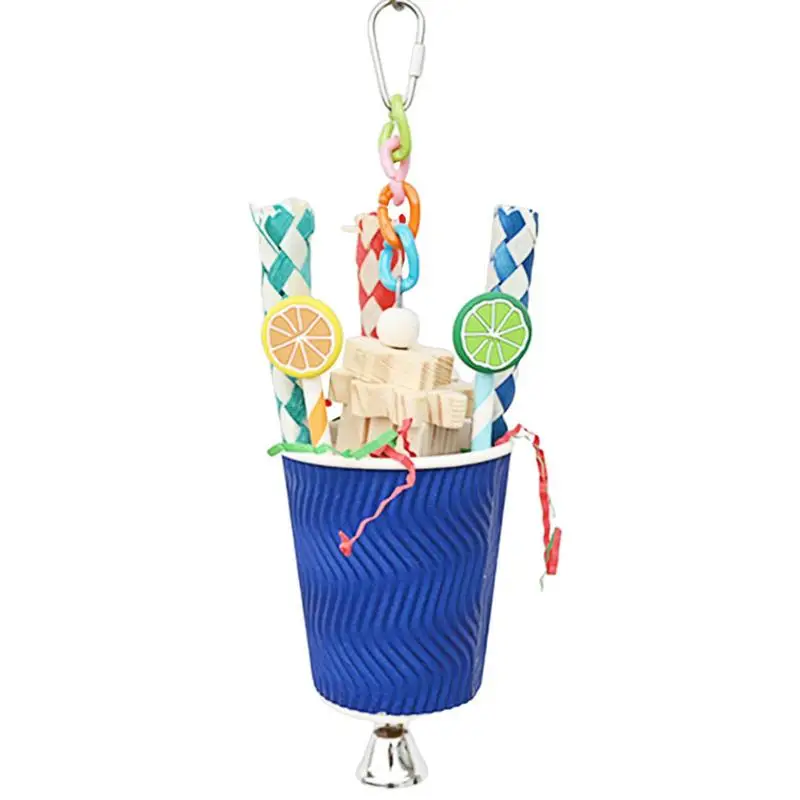 

Игрушки для птиц, попугаев, измельчитель, искусственная жевательная игрушка для птиц, легкая установка, безопасные многофункциональные жевательные игрушки, подвешиваемые для