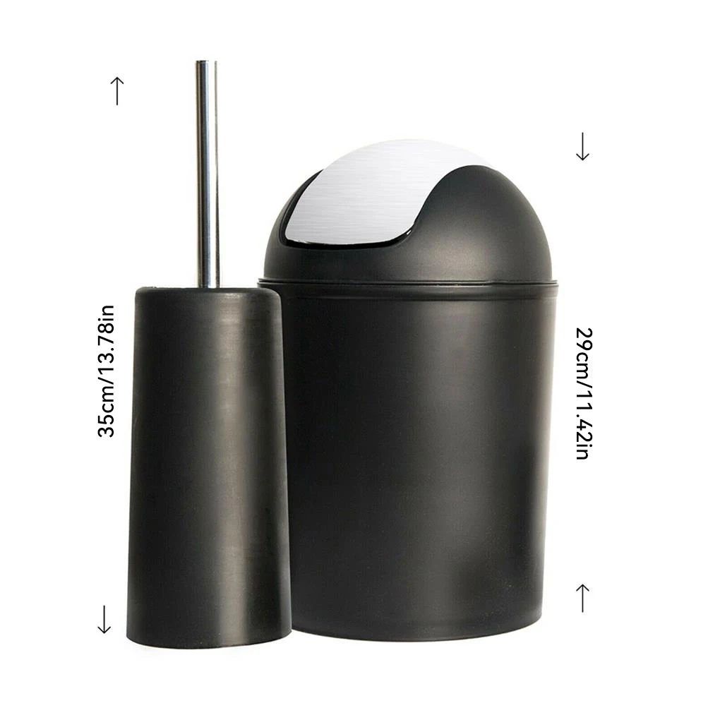 

6Pcs Bathroom Set Convenient Soap Dispenser Plastic Storage Accessories