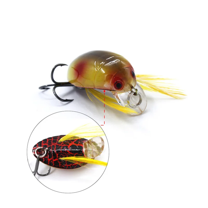 

Yuyue приманка Luya жесткие приманки, Жук Xiaoqiang Bionic, искусственная приманка 3,5 см/4 г, приманка в виде насекомых, внешняя торговля, приманки с водной поверхностью для рыбалки